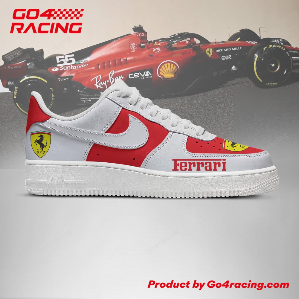 Scuderia Ferrari Sport Air Low-Top Sneakers Shoes AOP For Men And Women Full Size - Image 3