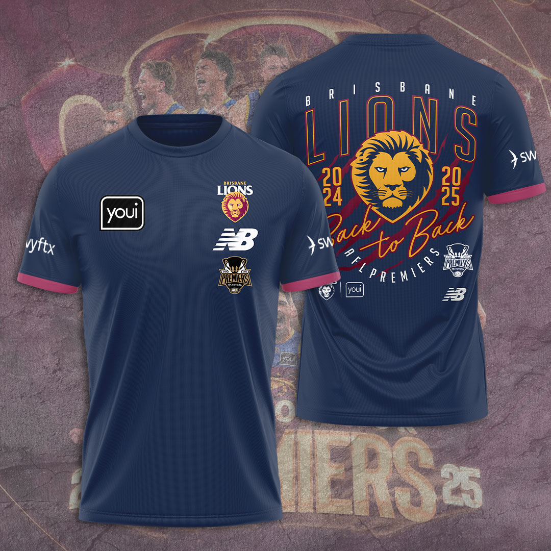 Brisbane Lions Premiers 2025 Shirt For Men
