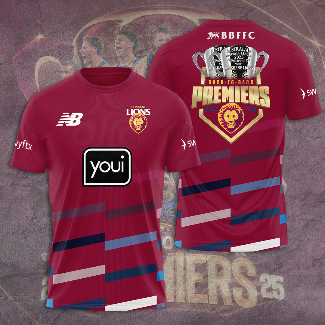 Brisbane Lions Premiers 2025 Shirt For Men