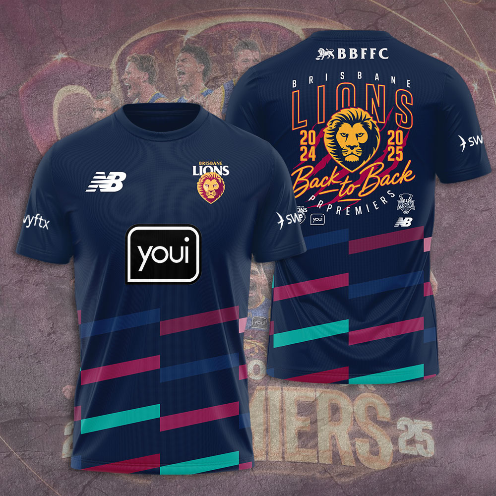 Brisbane Lions Premiers 2025 Shirt For Men