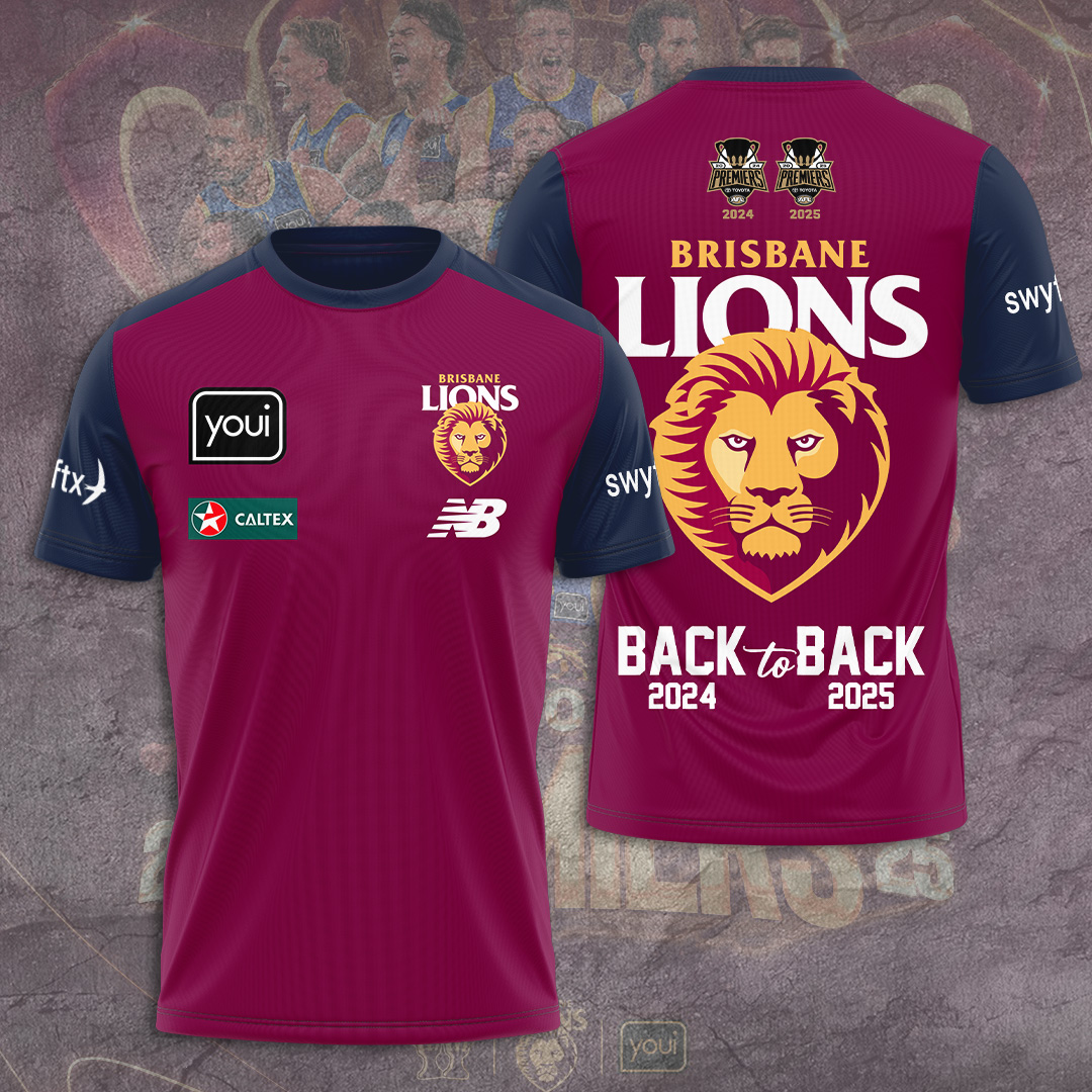 Brisbane Lions Premiers 2025 Shirt For Men