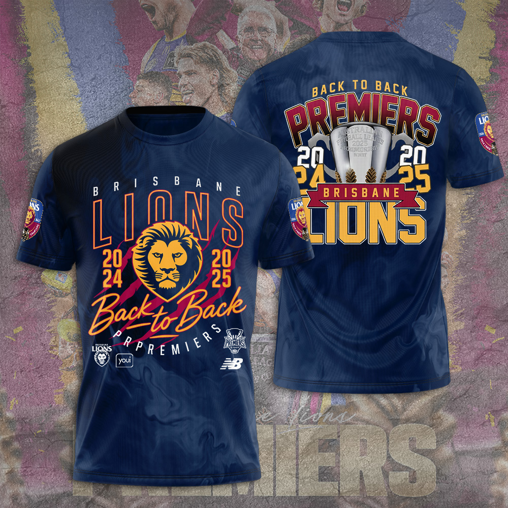 Brisbane Lions Premiers 2025 Shirt For Men
