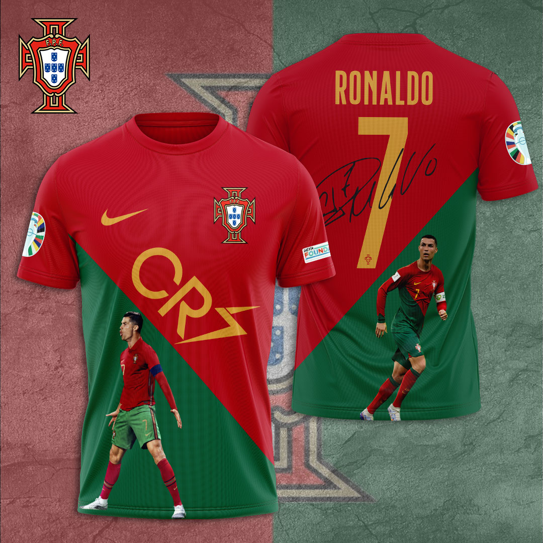 Cristiano Ronaldo X Portugal National Football Team 3D Shirt