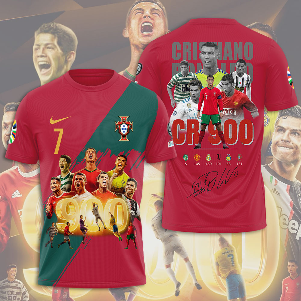 Cristiano Ronaldo X Portugal National Football Team 3D Shirt