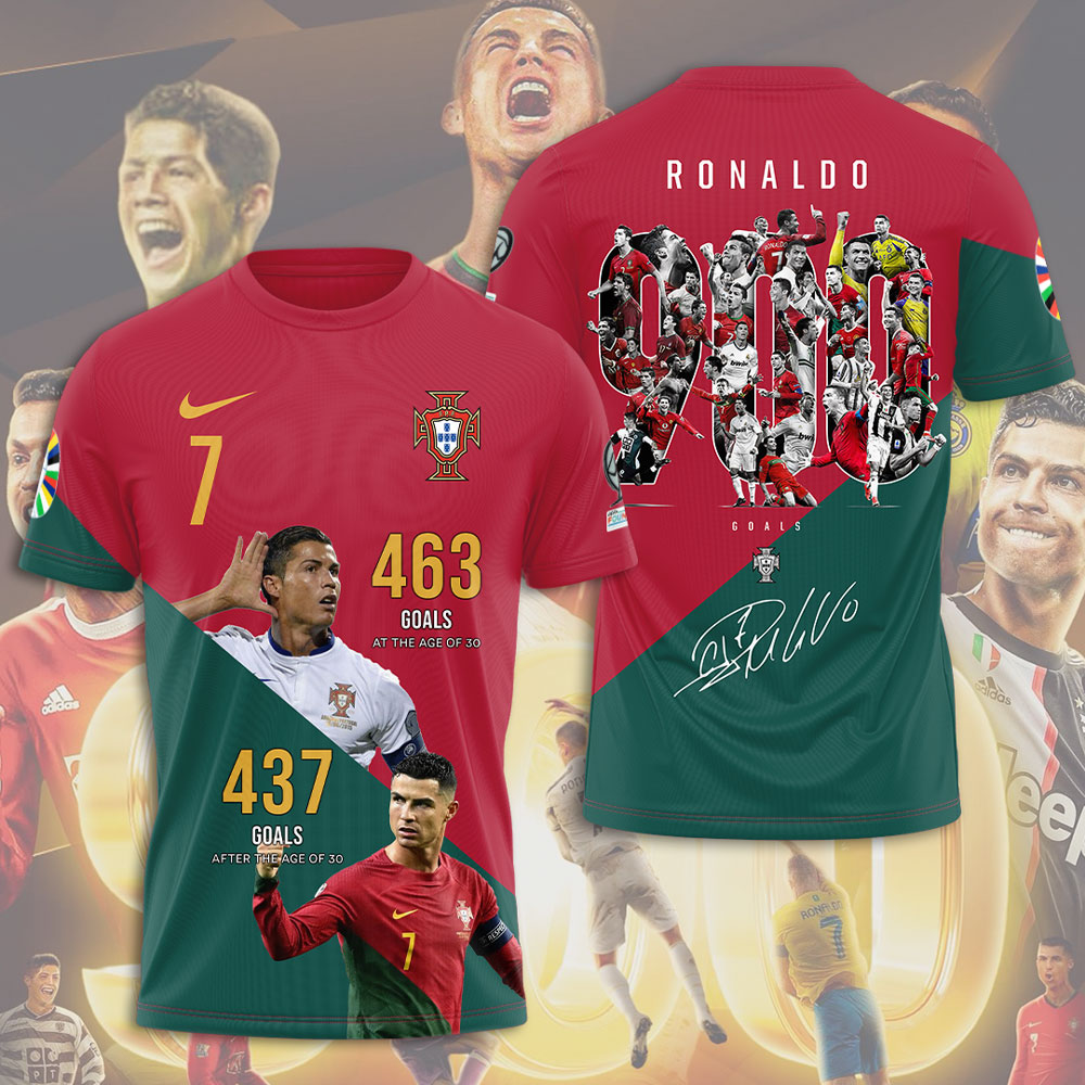 Cristiano Ronaldo X Portugal National Football Team 3D Shirt