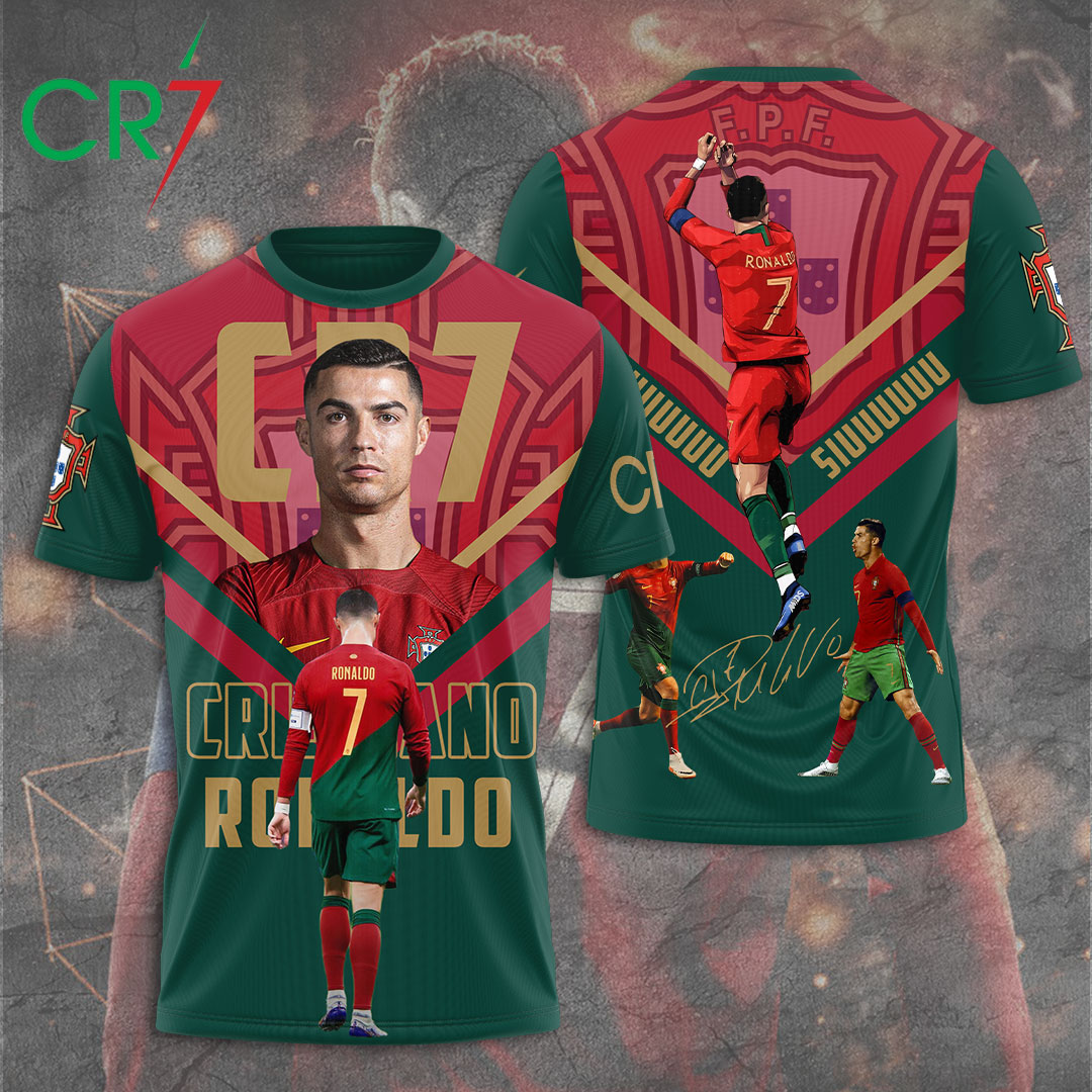 Cristiano Ronaldo X Portugal National Football Team 3D Shirt