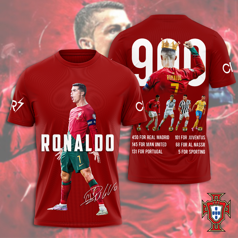 Cristiano Ronaldo X Portugal National Football Team 3D Shirt