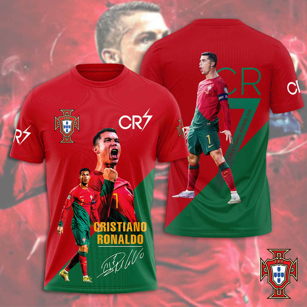 Cristiano Ronaldo X Portugal National Football Team 3D Shirt