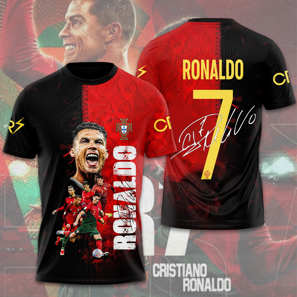 Cristiano Ronaldo X Portugal National Football Team 3D Shirt
