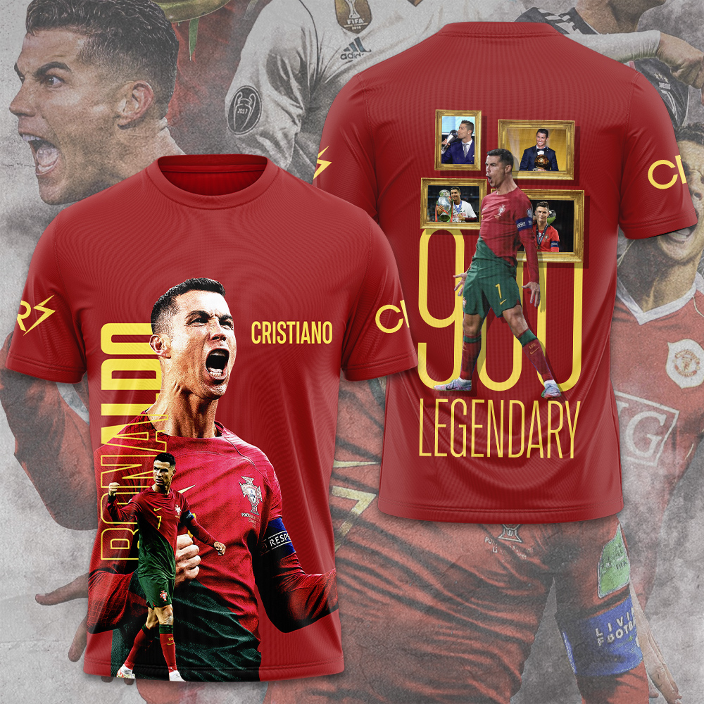 Cristiano Ronaldo X Portugal National Football Team 3D Shirt