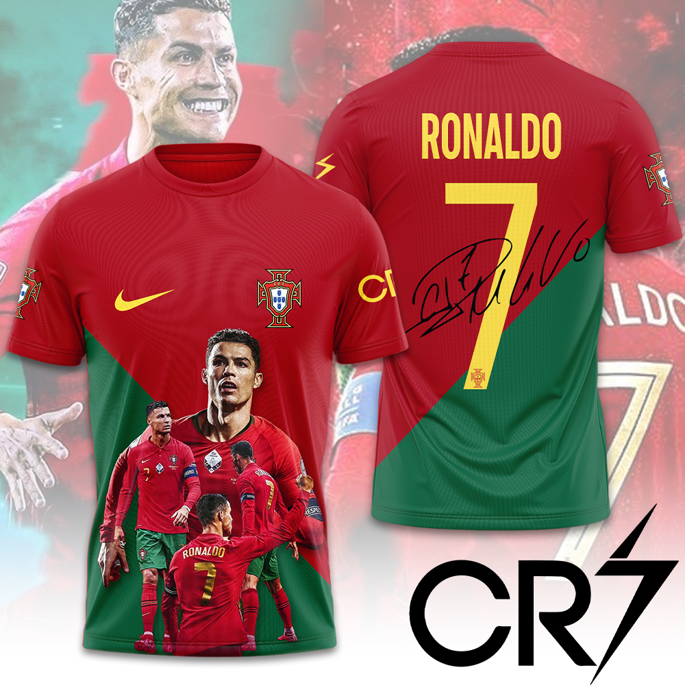 Cristiano Ronaldo X Portugal National Football Team 3D Shirt