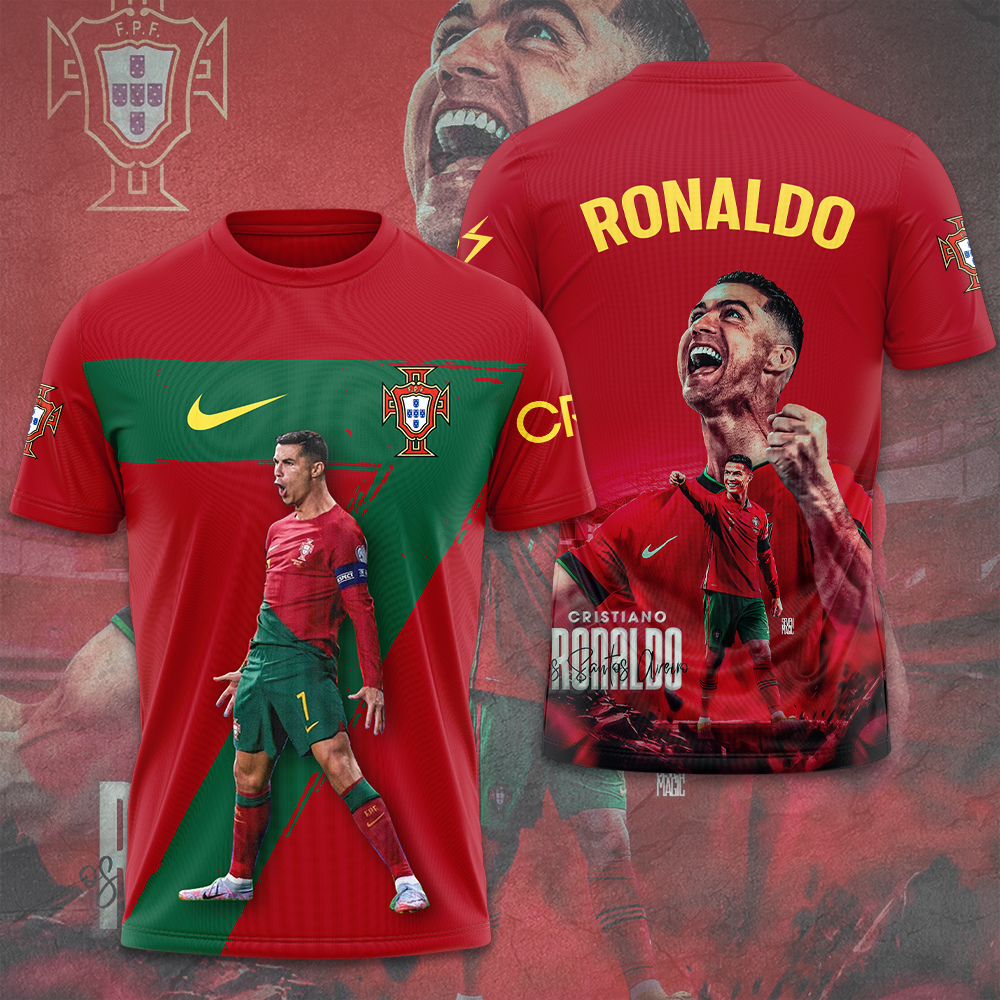 Cristiano Ronaldo X Portugal National Football Team 3D Shirt