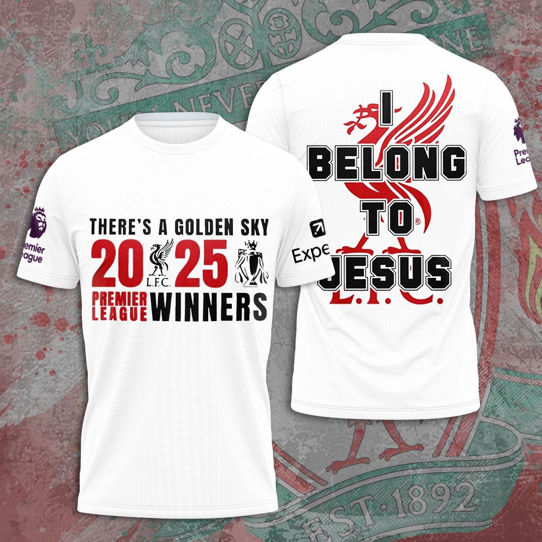 Liverpool Fc 2025 Premier League Champions 3D Shirt