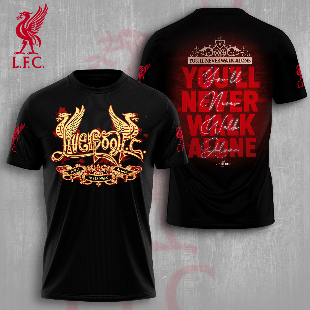 Liverpool Fc 2025 Premier League Champions 3D Shirt