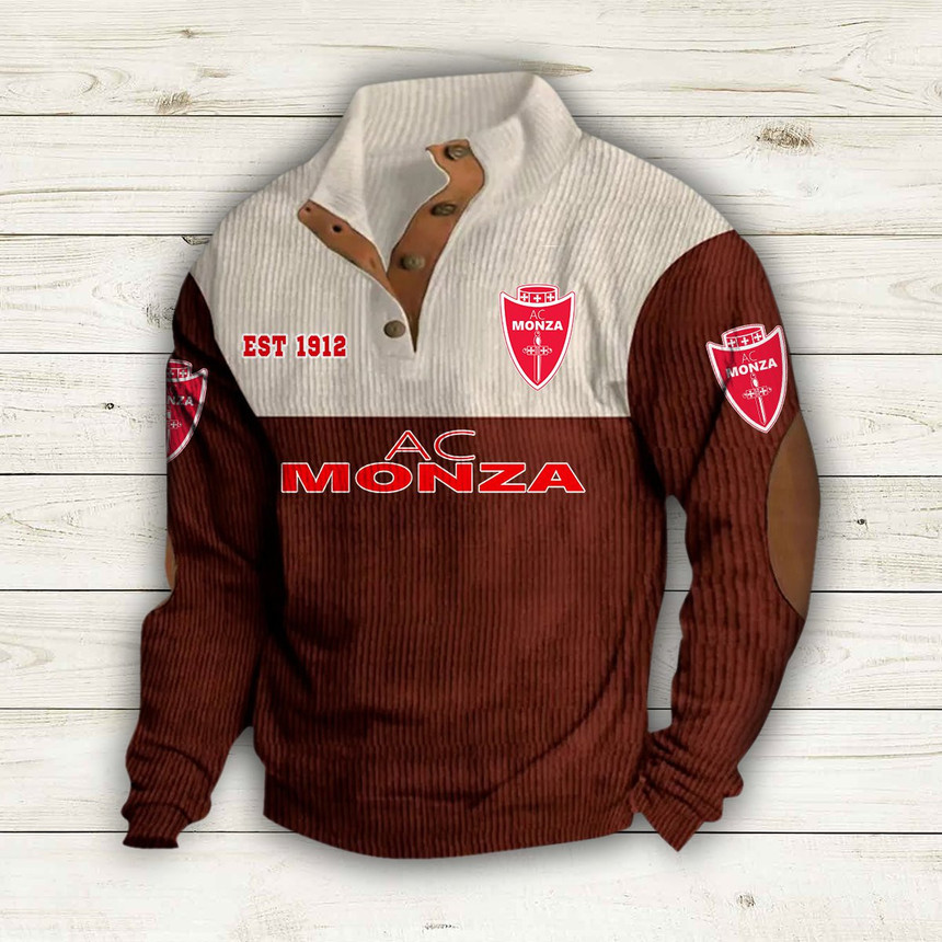 AC Monza Button Quarter Sweater