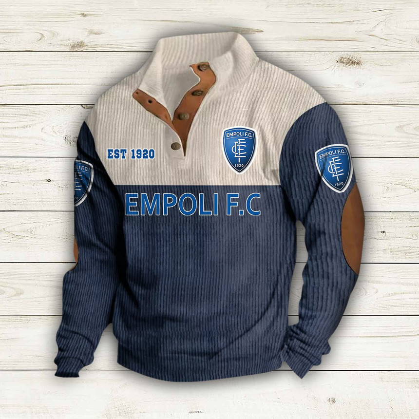 Empoli FC Button Quarter Sweater
