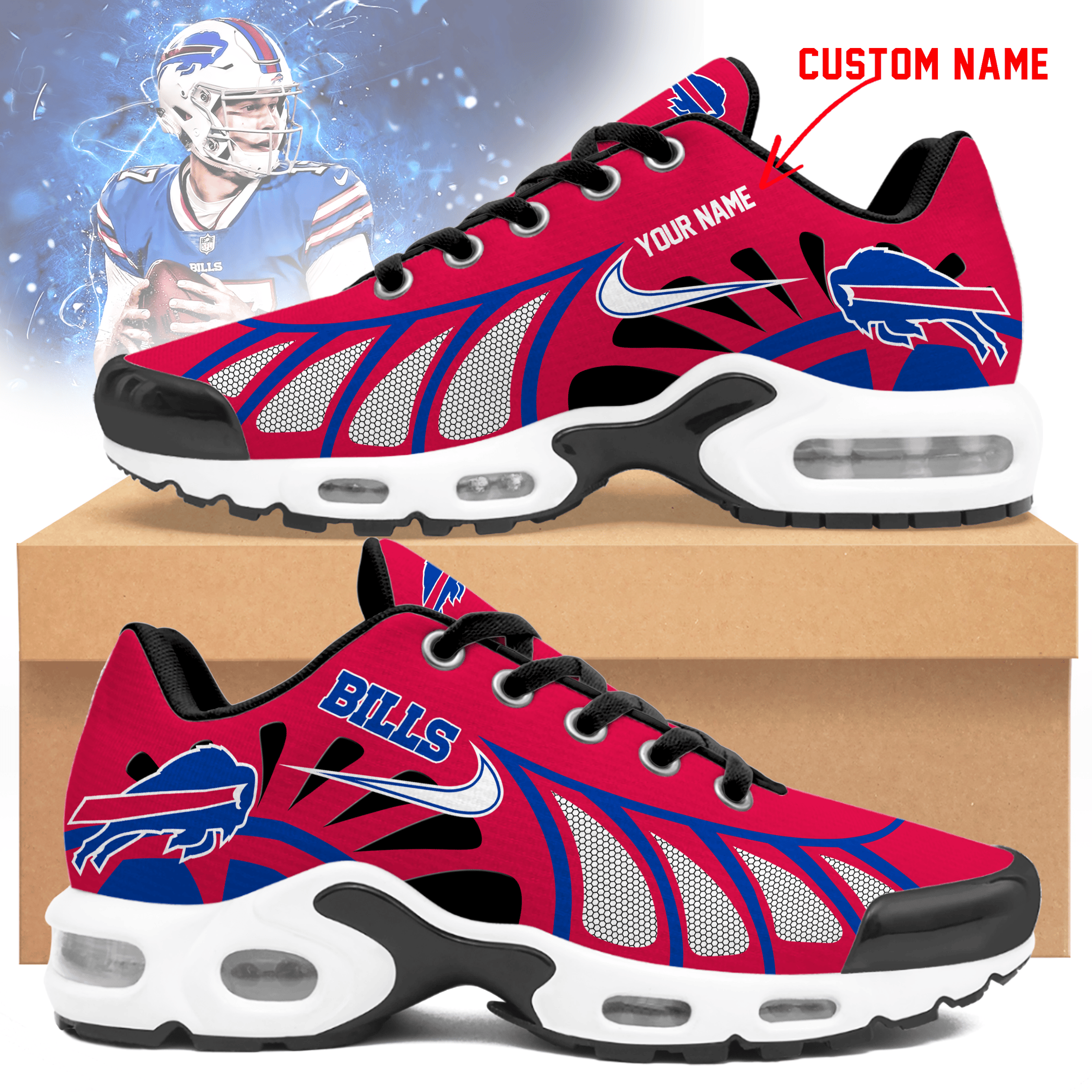 Buffalo Bills Personalized Air Max Shoes Limited Edition 050625 - Image 2