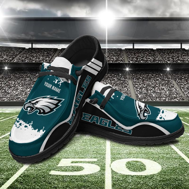 Philadelphia Eagles Hey  Dude Shoes Printed For Men And Women - Image 2