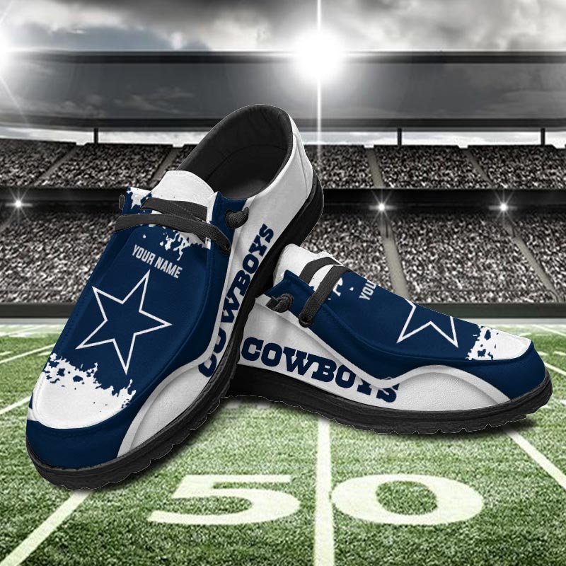 Dallas Cowboys Hey  Dude Shoes Printed For Men And Women - Image 2