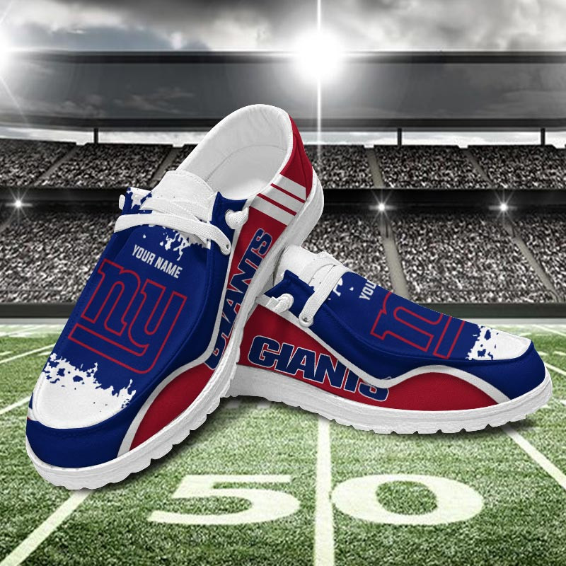 New York Giants Hey  Dude Shoes Printed For Men And Women - Image 3