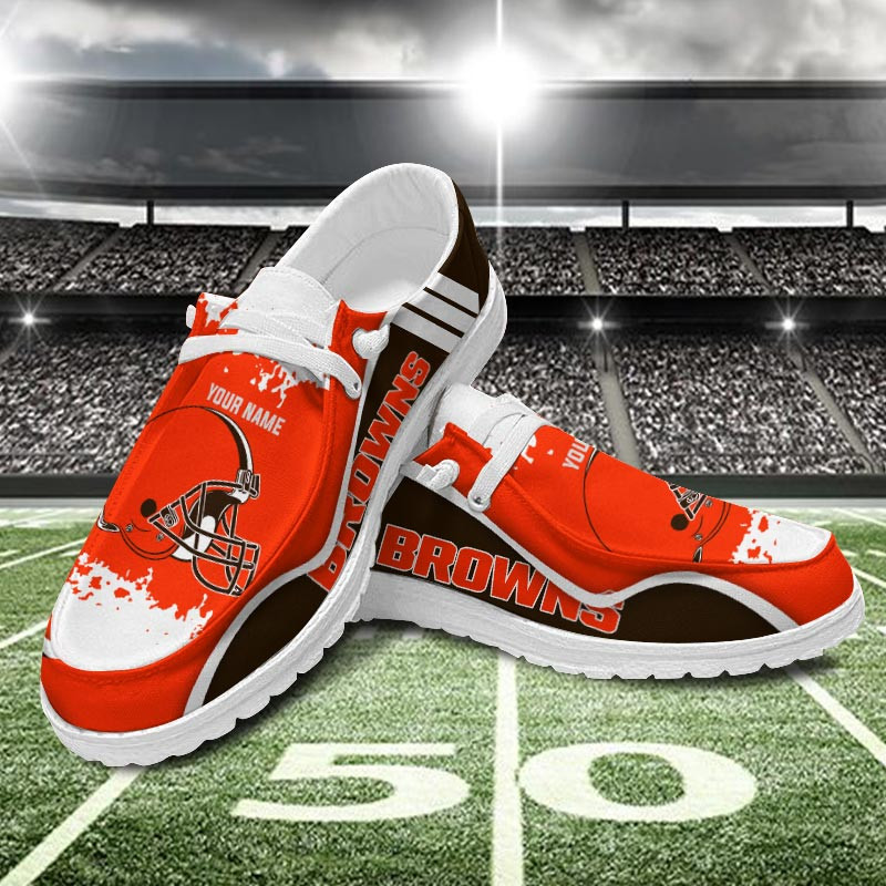 Cleveland Browns Hey Dude Shoes Printed For Men And Women - Image 3