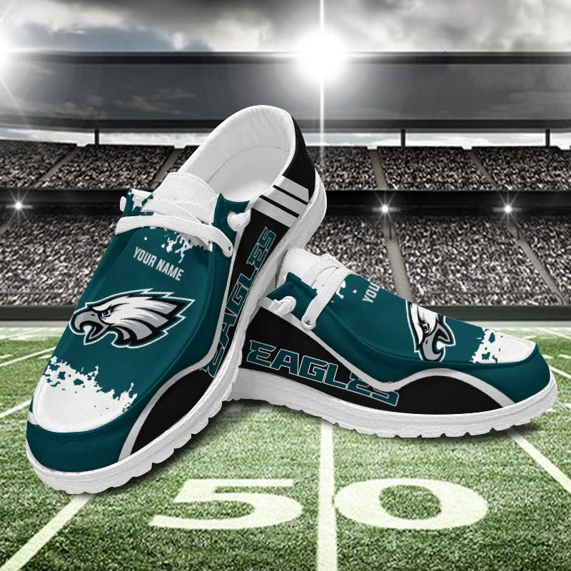Philadelphia Eagles Hey  Dude Shoes Printed For Men And Women - Image 3