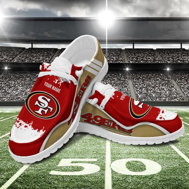 San Francisco 49ers Hey  Dude Shoes Printed For Men And Women - Image 3
