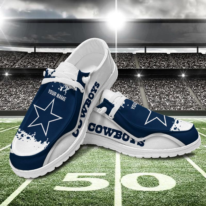 Dallas Cowboys Hey  Dude Shoes Printed For Men And Women - Image 3