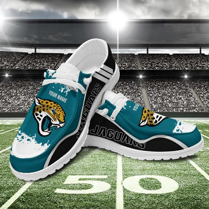 Jacksonville Jaguars Hey  Dude Shoes Printed For Men And Women - Image 3