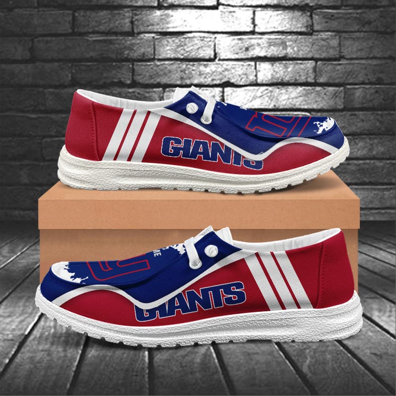 New York Giants Hey  Dude Shoes Printed For Men And Women - Image 4