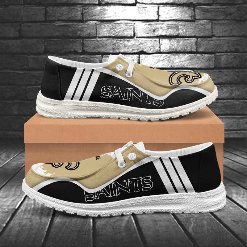 New OrleansSaints Hey  Dude Shoes Printed For Men And Women - Image 4