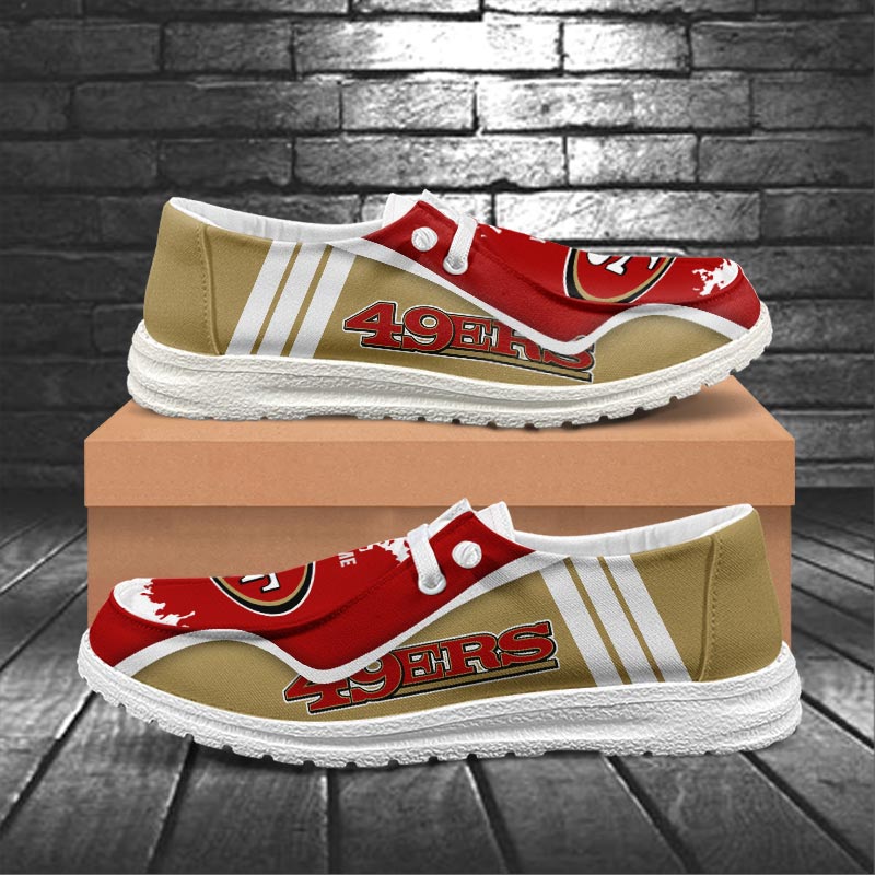 San Francisco 49ers Hey  Dude Shoes Printed For Men And Women - Image 4