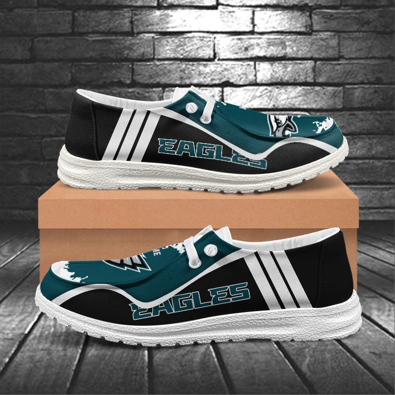 Philadelphia Eagles Hey  Dude Shoes Printed For Men And Women - Image 4