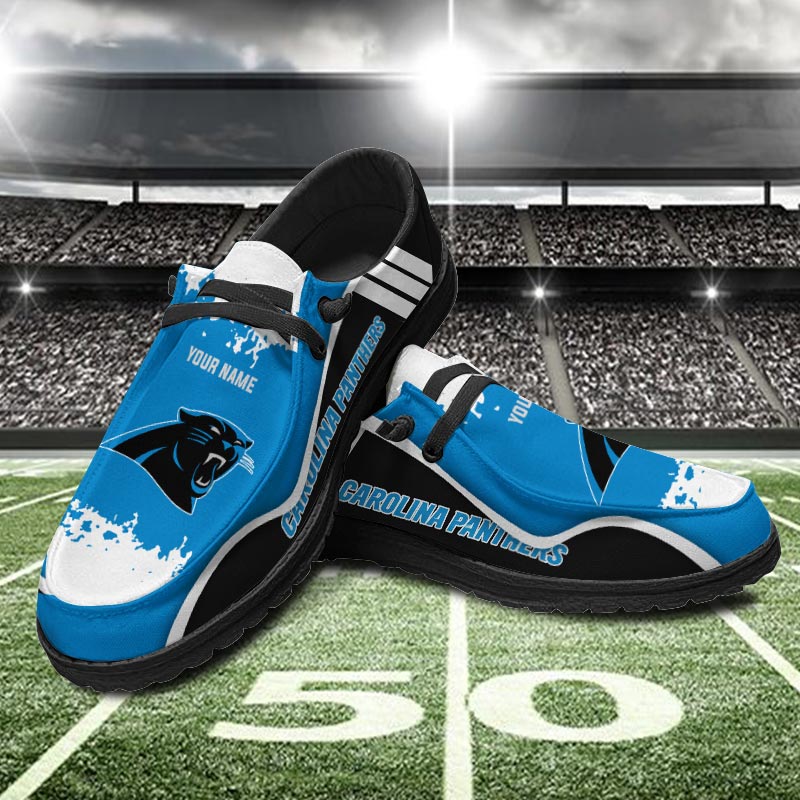 Carolina Panthers Hey  Dude Shoes Printed For Men And Women - Image 2