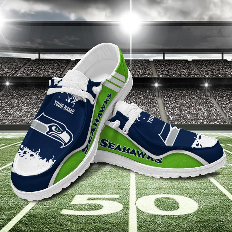 Seattle Seahawks Hey  Dude Shoes Printed For Men And Women - Image 3