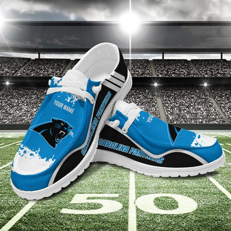 Carolina Panthers Hey  Dude Shoes Printed For Men And Women - Image 3