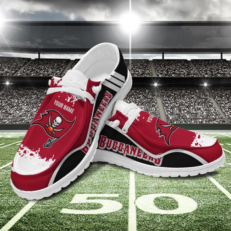 Tampa Bay Buccaneers Hey  Dude Shoes Printed For Men And Women - Image 3