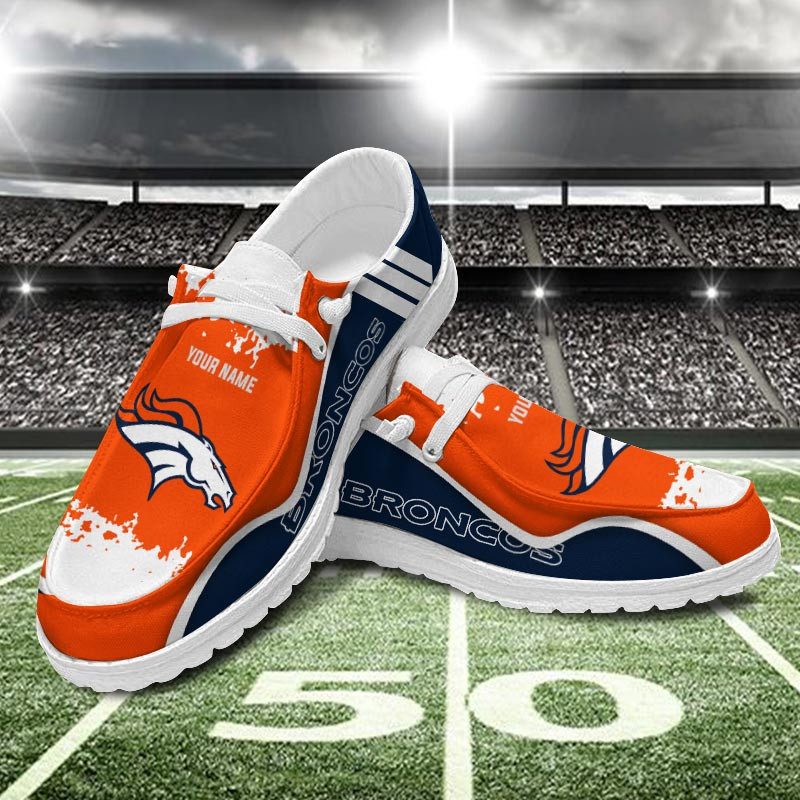 Denver Broncos Hey  Dude Shoes Printed For Men And Women - Image 3