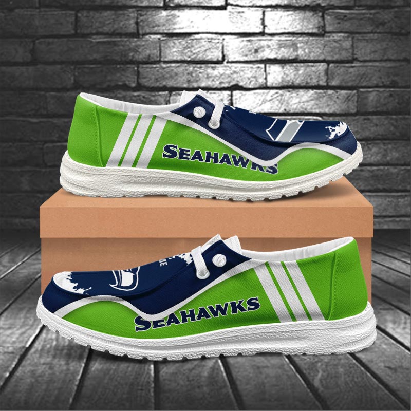 Seattle Seahawks Hey  Dude Shoes Printed For Men And Women - Image 4