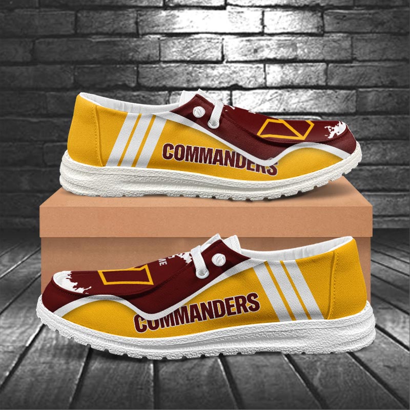Washington Commanders Hey  Dude Shoes Printed For Men And Women - Image 4