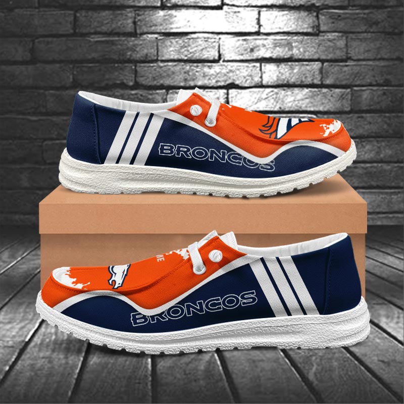 Denver Broncos Hey  Dude Shoes Printed For Men And Women - Image 4