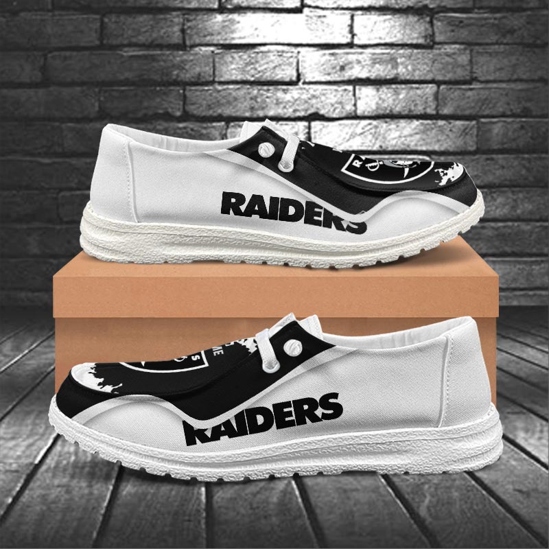 Las Vegas Raiders Hey  Dude Shoes Printed For Men And Women - Image 4