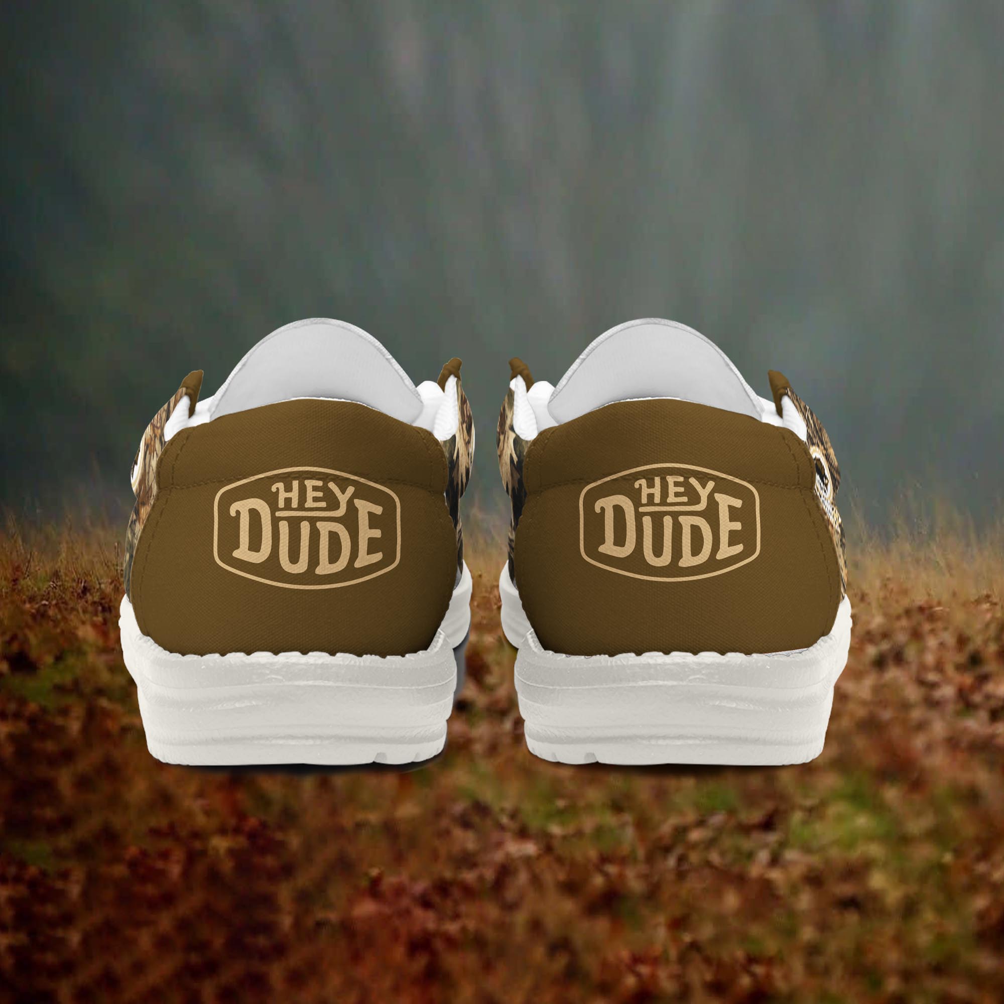 Washington Redskin Camo Hunting Thickened Hey  Dude Shoes Printed For Men And Women - Image 4