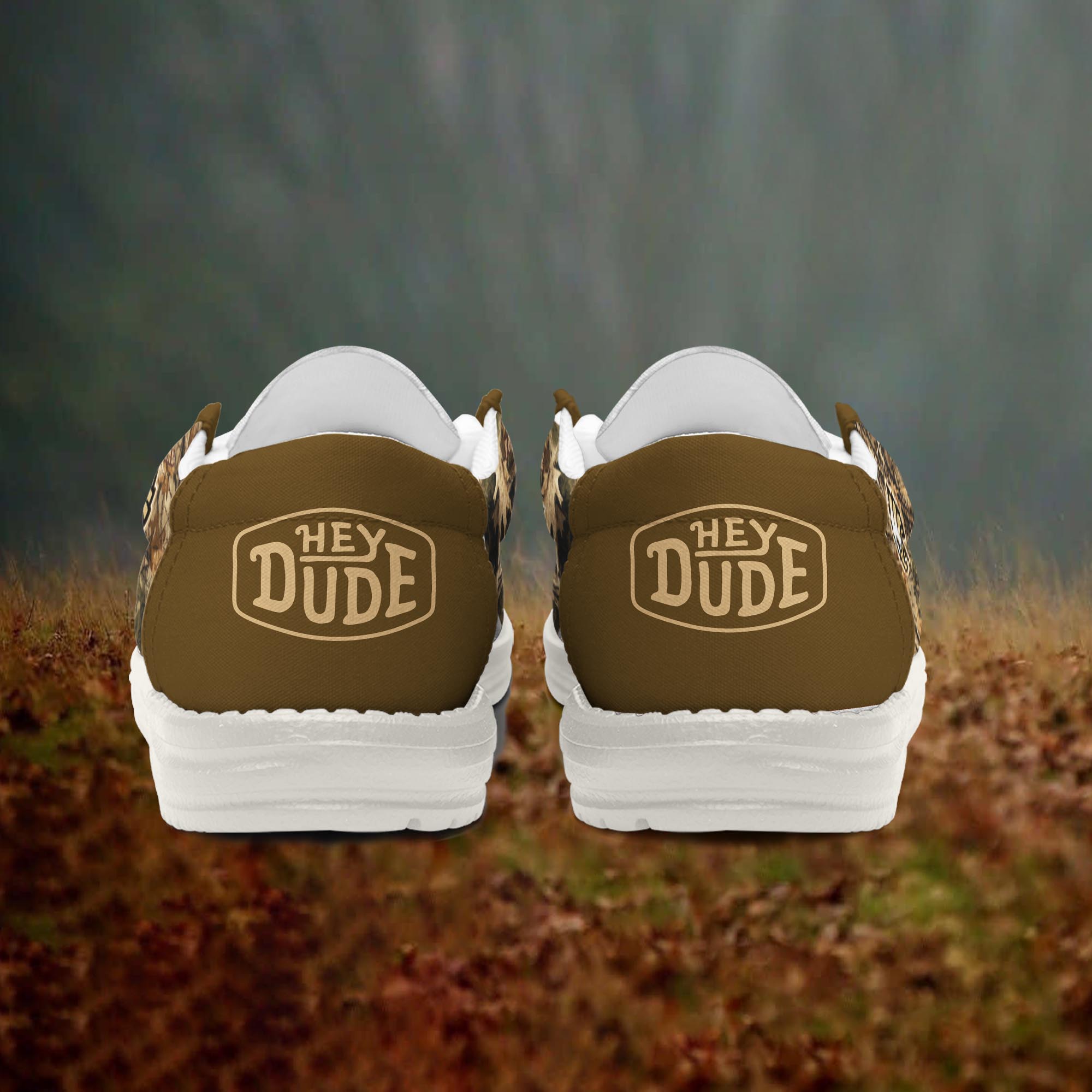 Philadelphia Eagles Camo Hunting Thickened Hey Dude Shoes Printed For Men And Women - Image 4