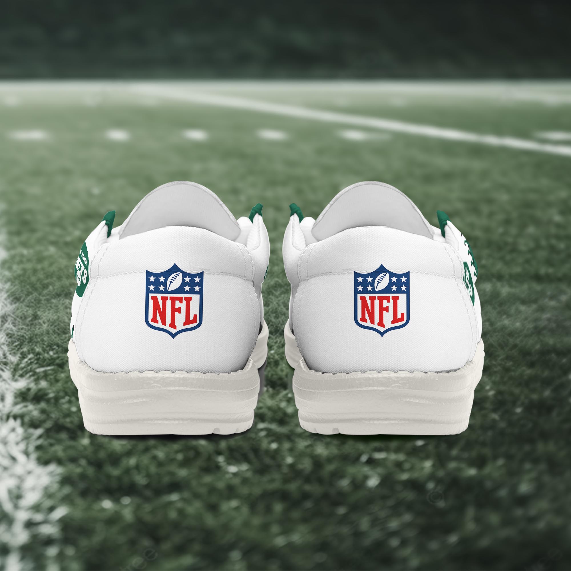 New York Jets Thickened Hey  Dude Shoes Printed For Men And Women - Image 4