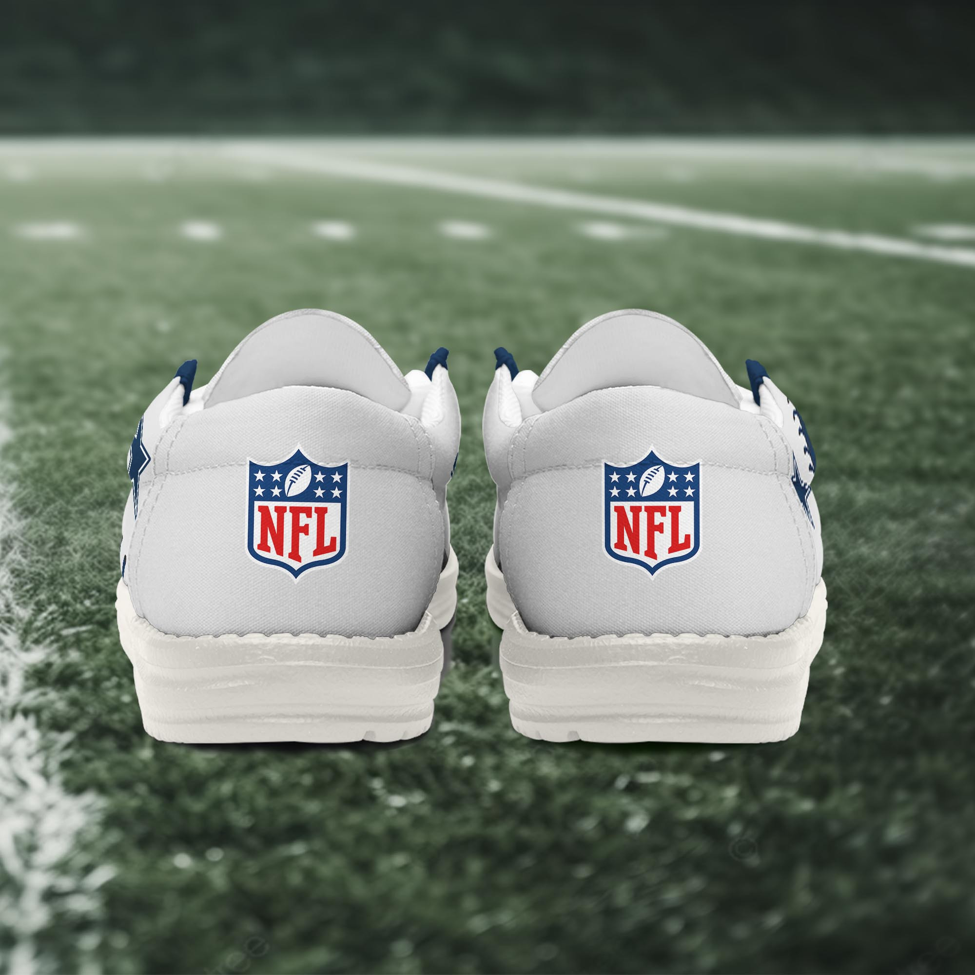 Dallas Cowboys Thickened Hey  Dude Shoes Printed For Men And Women - Image 4