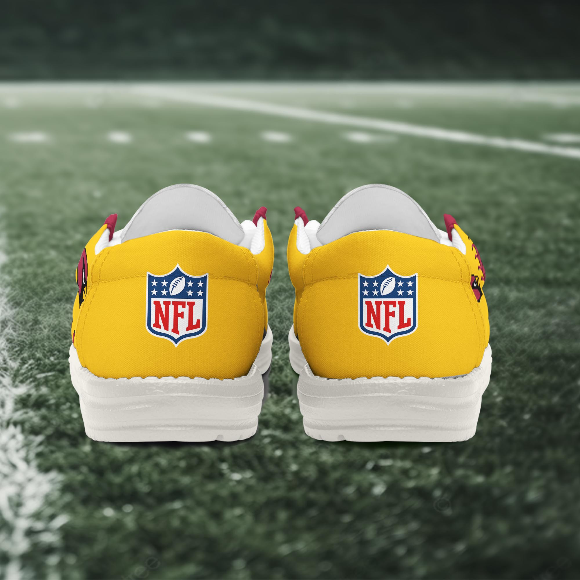 Arizona Cardinals Thickened Hey  Dude Shoes Printed For Men And Women - Image 4