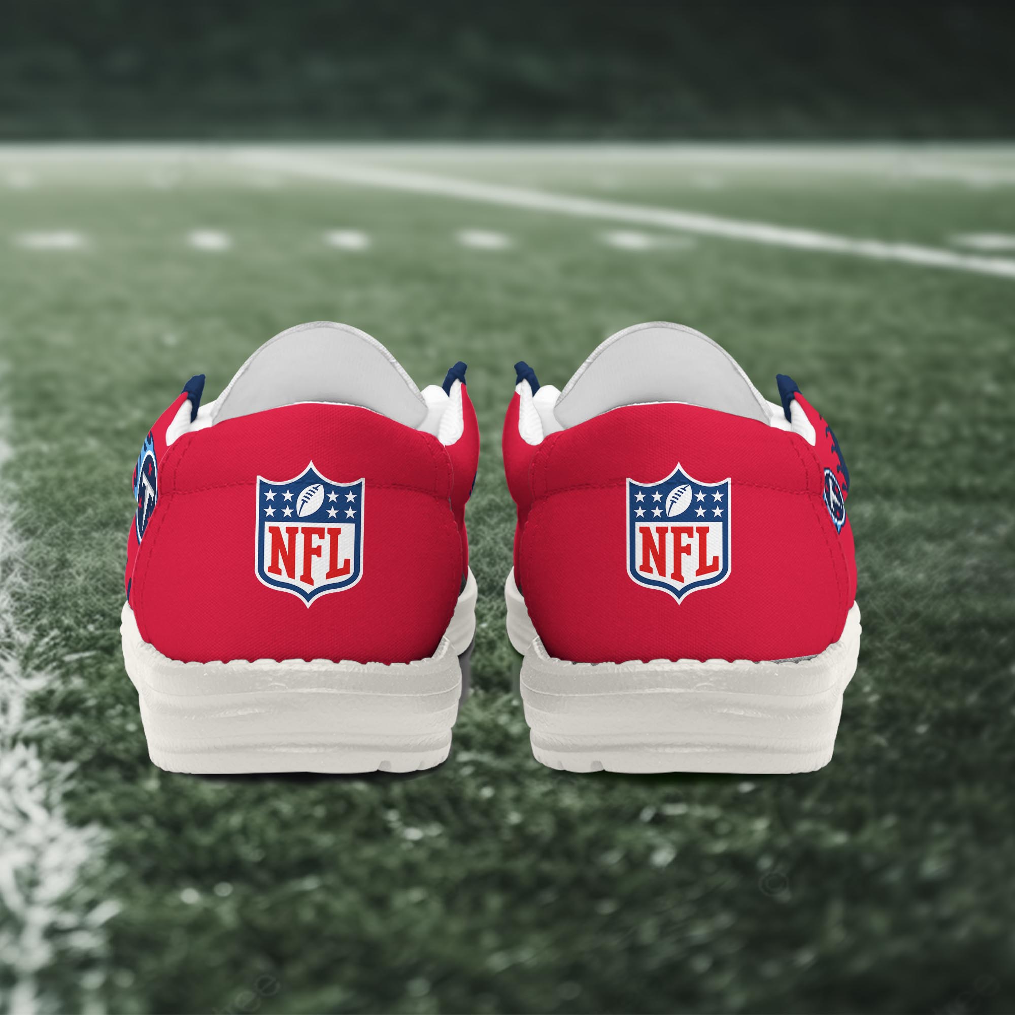 Tennessee Titans Thickened Hey  Dude Shoes Printed For Men And Women - Image 4
