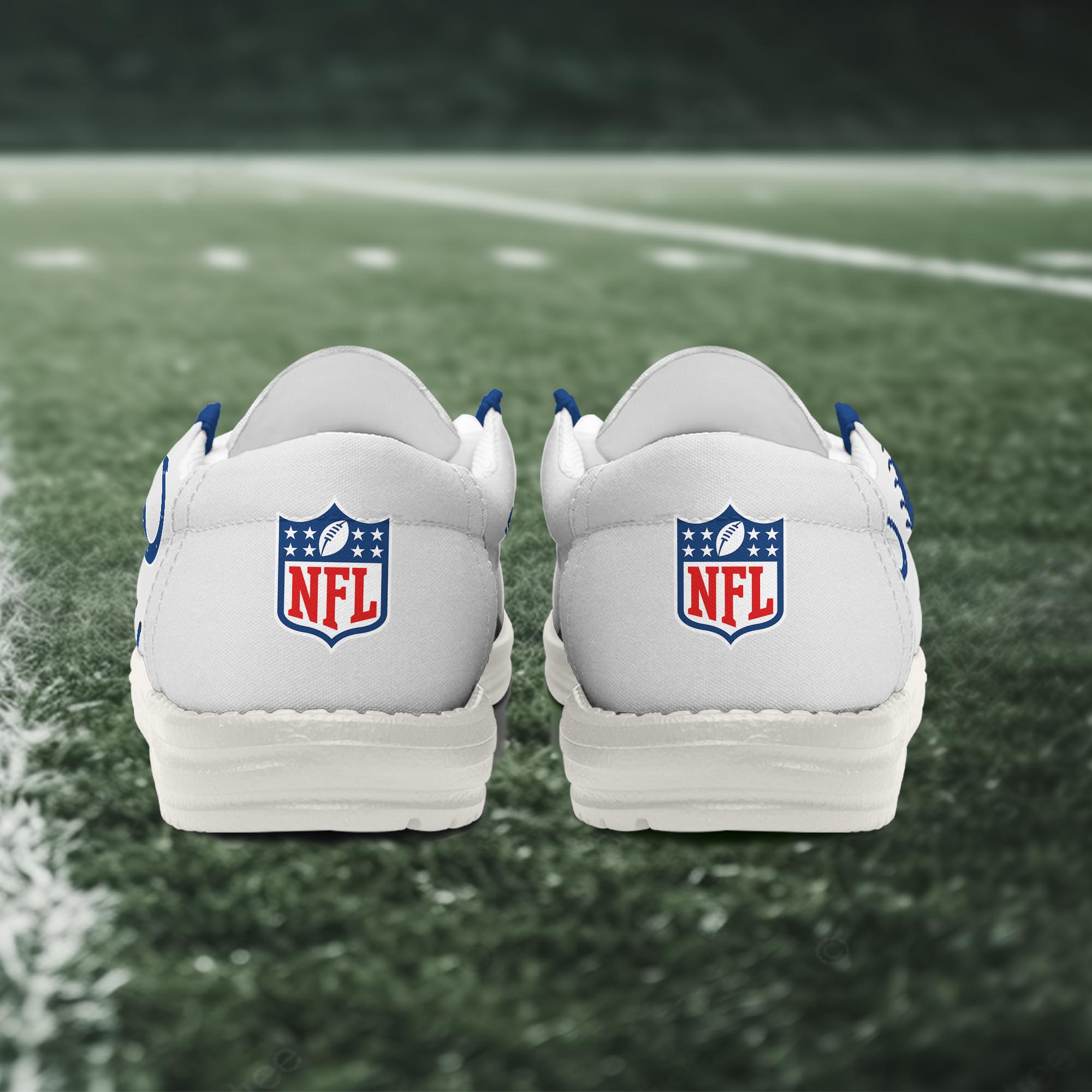 Indianapolis Colts Thickened Hey  Dude Shoes Printed For Men And Women - Image 4