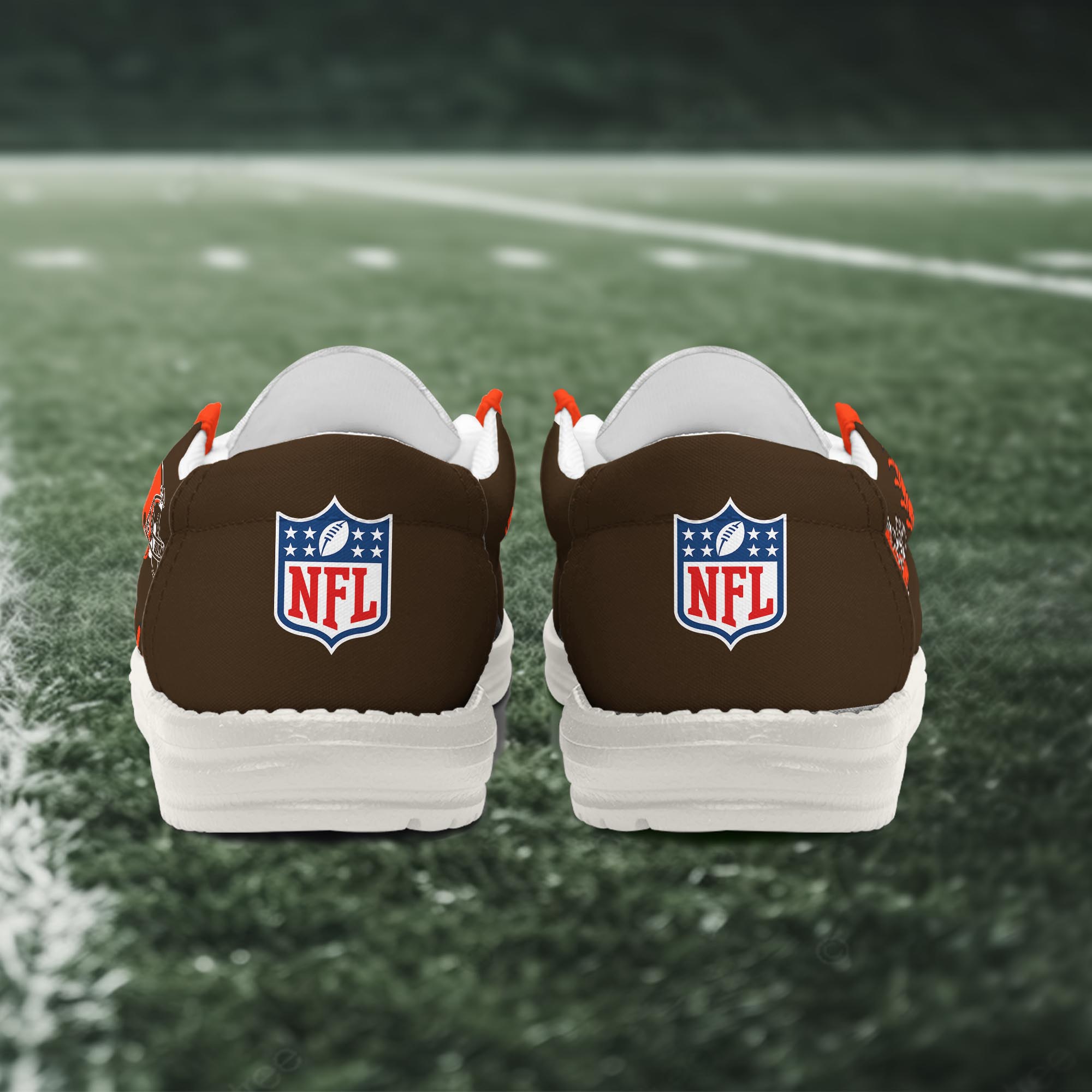 Cleveland Browns Thickened Hey  Dude Shoes Printed For Men And Women - Image 4